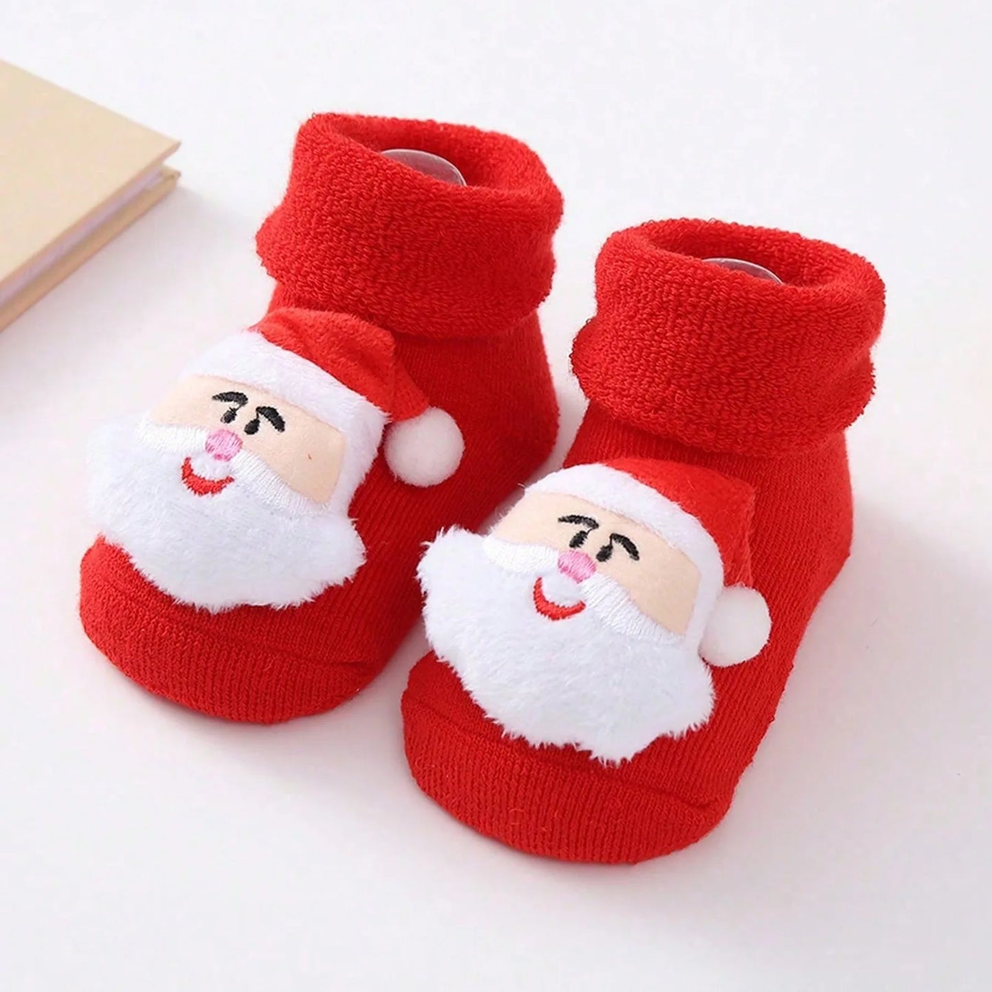 Chaussettes Père Noël en coton pour enfants