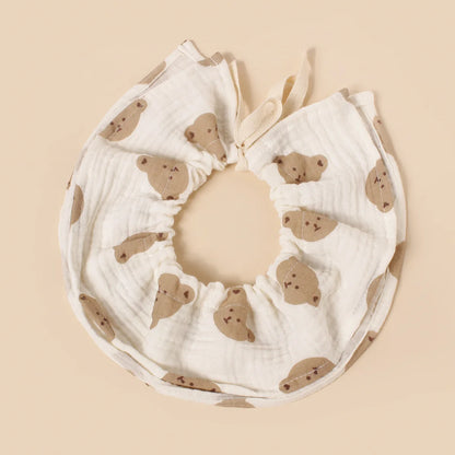Bavoir pour bébé en gaze de coton doux