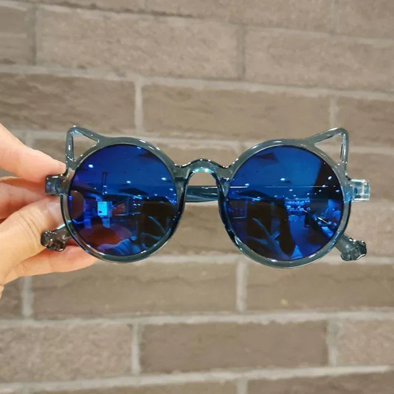 Lunettes de soleil en forme de chat pour enfants