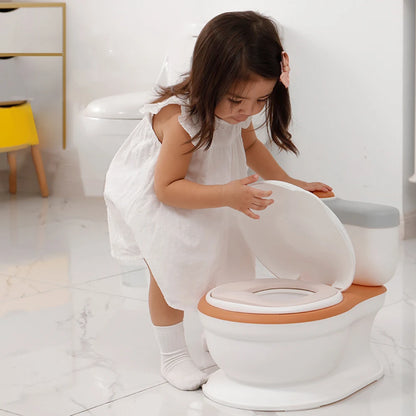 Pot de toilette réaliste pour bébé avec fonction de jeu de musique