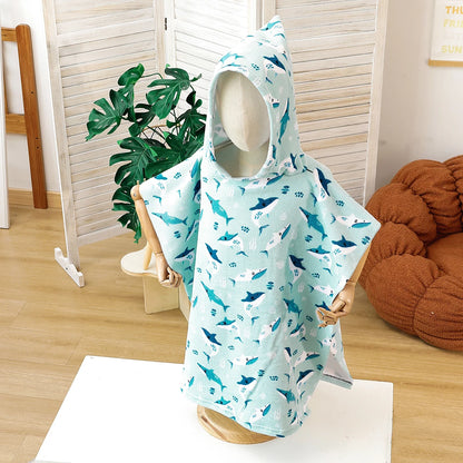 Serviette de plage à capuche pour bébé