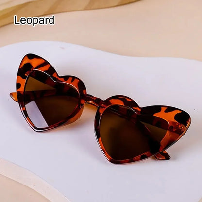 Lunettes de soleil polarisées en forme de cœur pour enfants