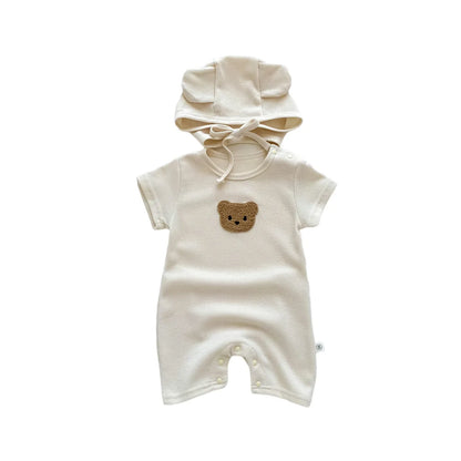 Barboteuse avec bonnet pour bébé
