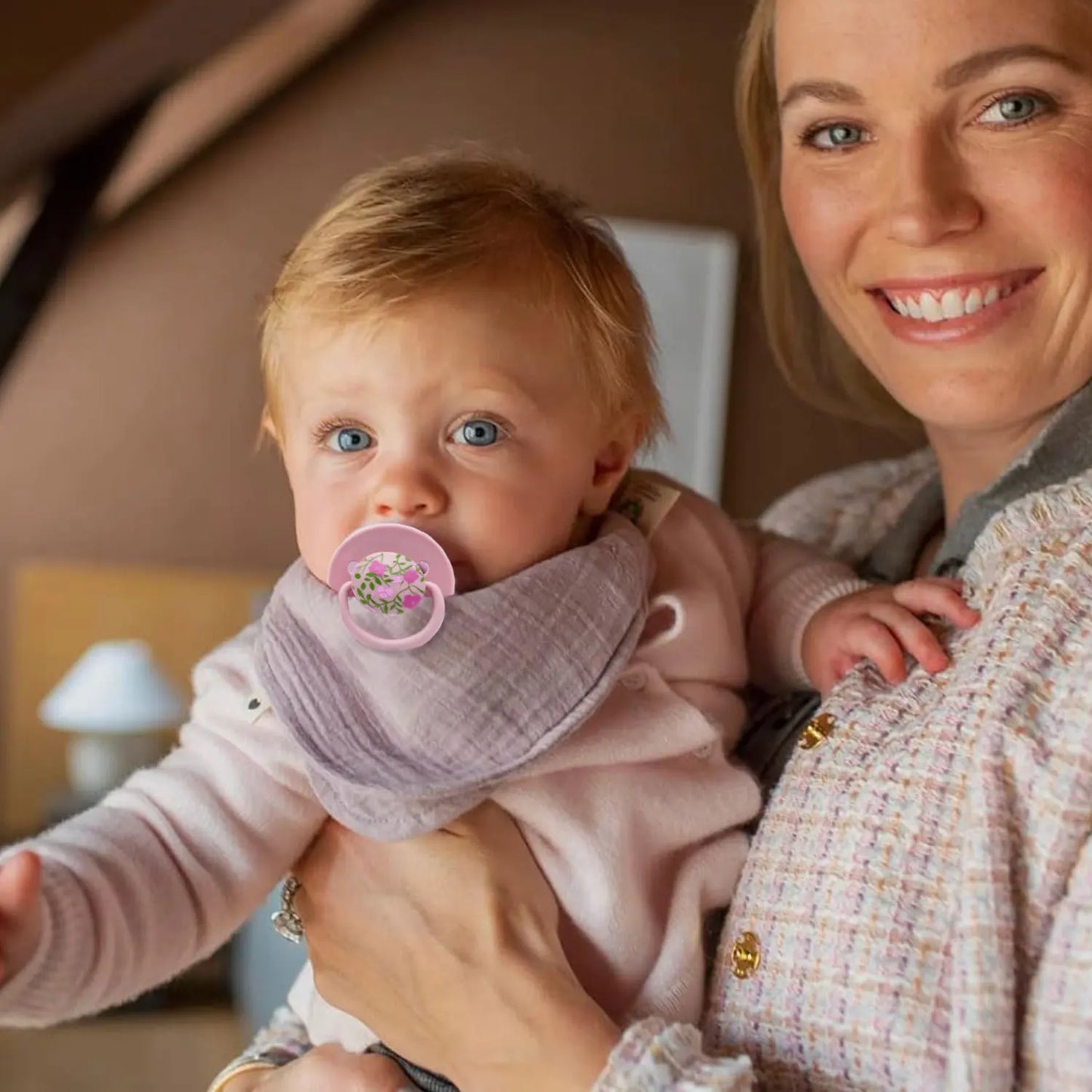 Nouvelle sucette en silicone souple pour bébé