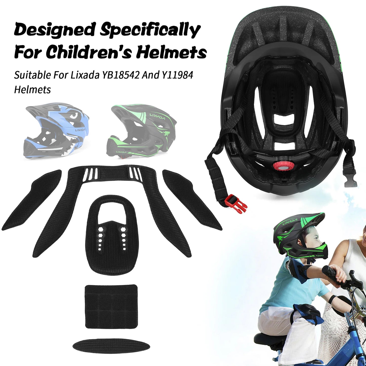 Casque vélo intégral détachable pour enfants VTT BMX