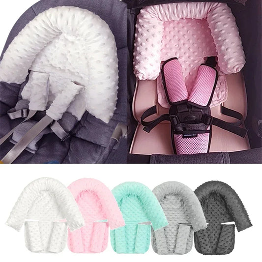 Oreiller cale tête de bébé avec ceinture