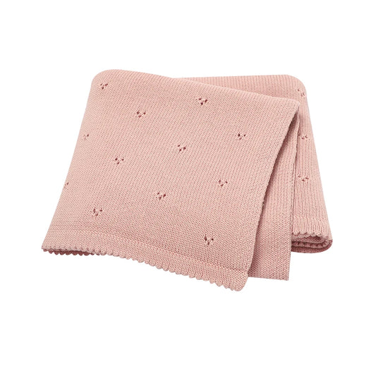 Couverture tricotée et décontractée pour bébé