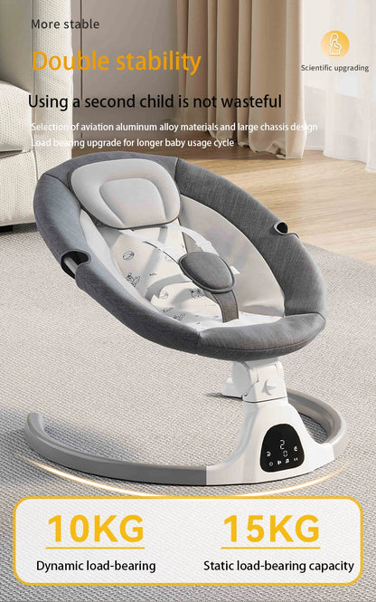 Berceau électrique et musical télécommandé pour bébé avec connexion Bluetooth