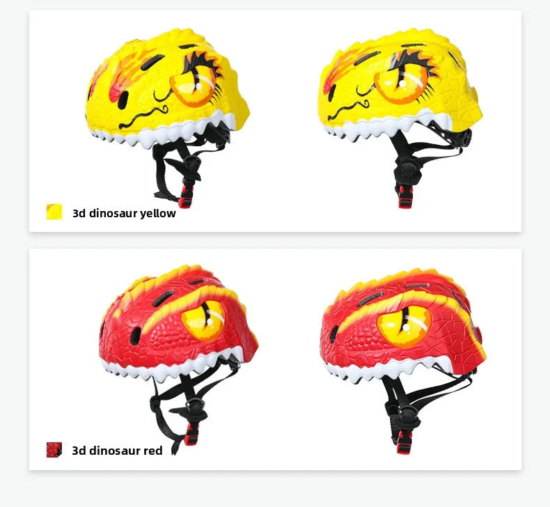 Casque vélo en forme de dinosaure pour enfants