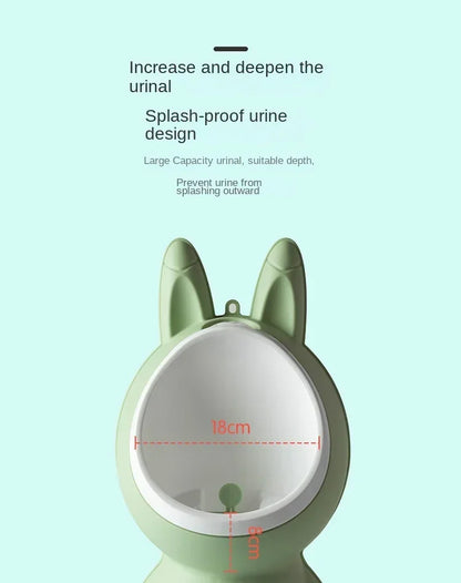 Pot de toilette vertical forme lapin pour bébé