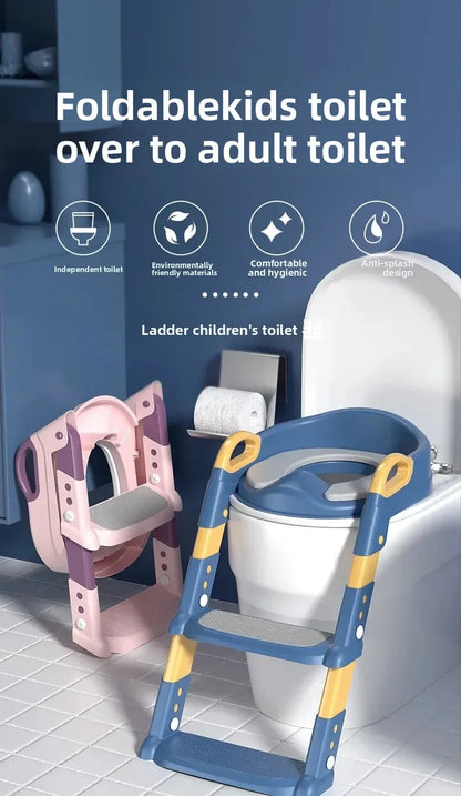 Chaise de toilettes avec escalier pour enfants