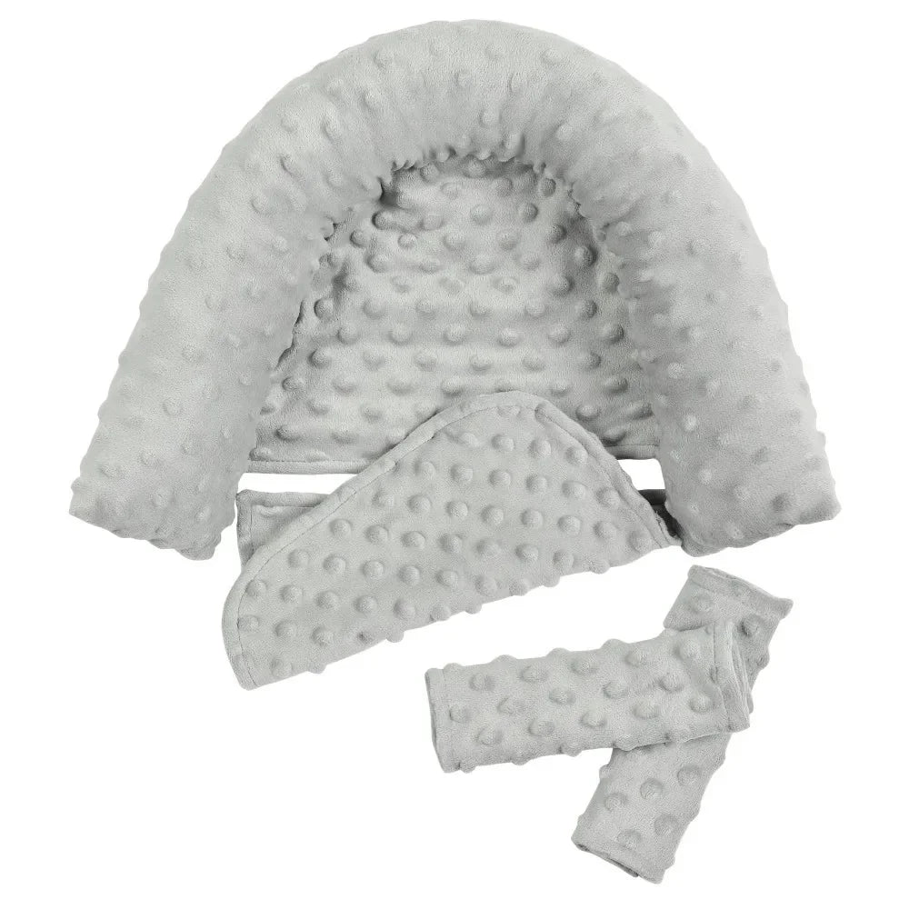Oreiller cale tête de bébé avec ceinture