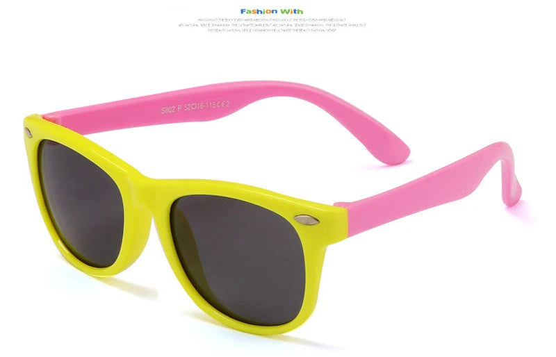 Lunettes de soleil classiques en Silicone pour enfants,