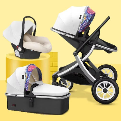 Poussette haute pour bébé
