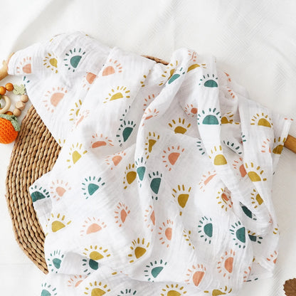 Couverture en mousseline pour bébé