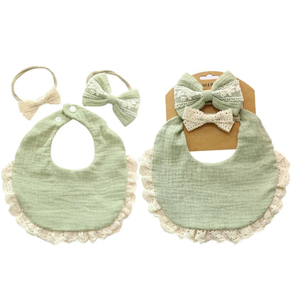 Bavoir mignon en coton pur