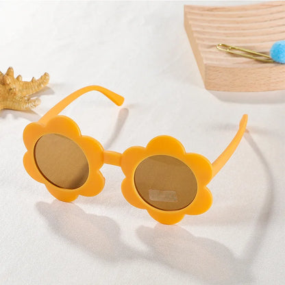 Lunettes de soleil pour bébé en forme de fleur