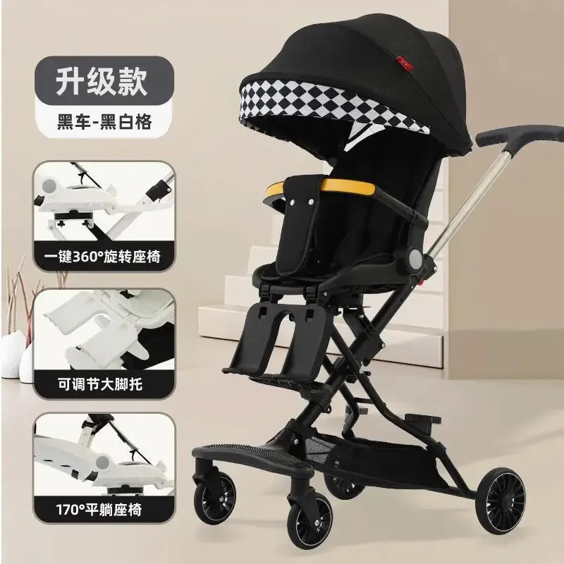 Poussette pliable pour bébé