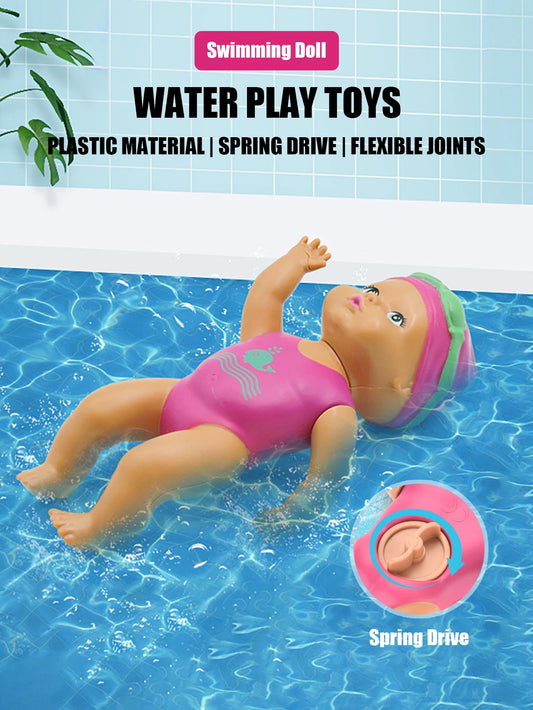 Jouet de bain mini poupée de natation pour bébé