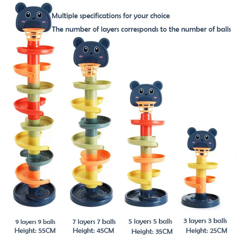 Jouet Montessori interactif pour bébé Roll Ball