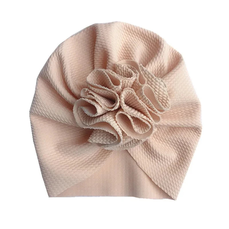 Bandeaux turban à nœud pour bébé fille couleur unie