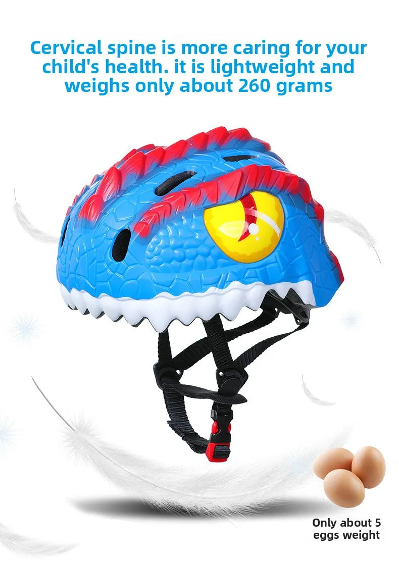 Casque vélo en forme de dinosaure pour enfants
