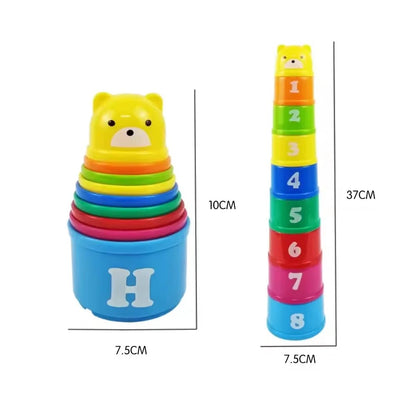 Collection de tasses empilables pour bébés