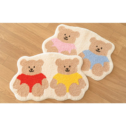 Tapis de sol bébé avec deux petits oursons mignons