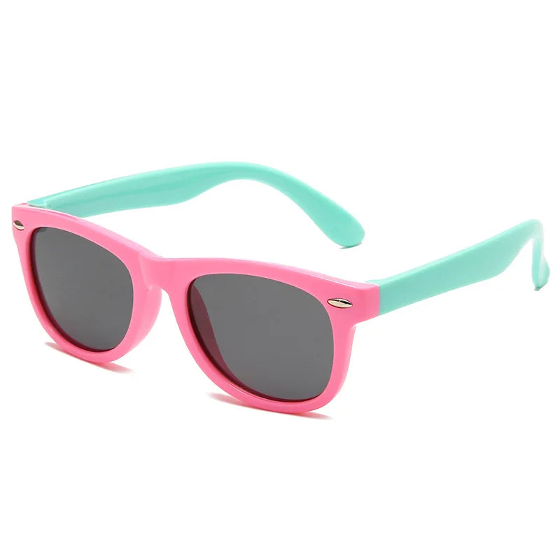 Lunettes de soleil classiques en Silicone pour enfants,