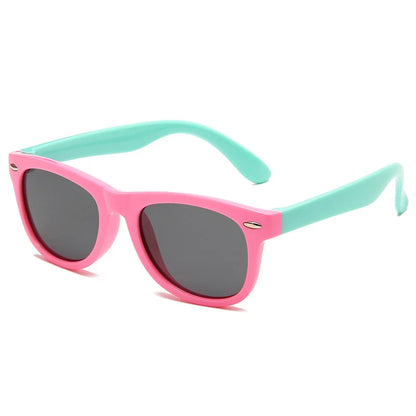 Lunettes de soleil classiques en Silicone pour enfants,