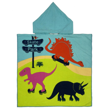 Cape de bain à capuche pour enfant