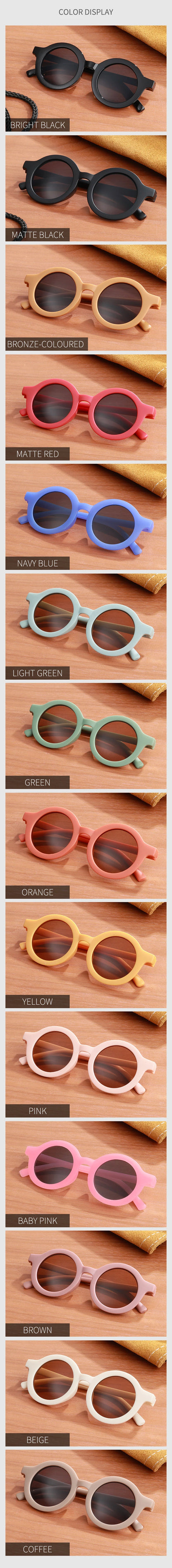 Lunettes de soleil coréennes pour enfants