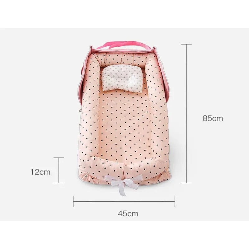 Berceau de voyage en coton pour nouveau-né