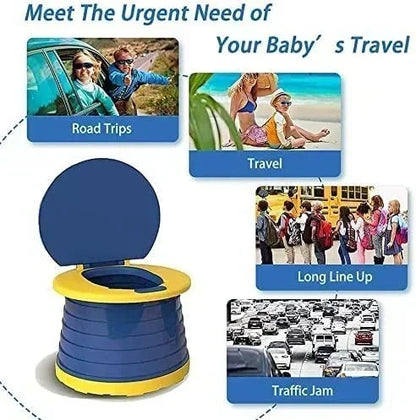 Toilette pliante portable pour enfants