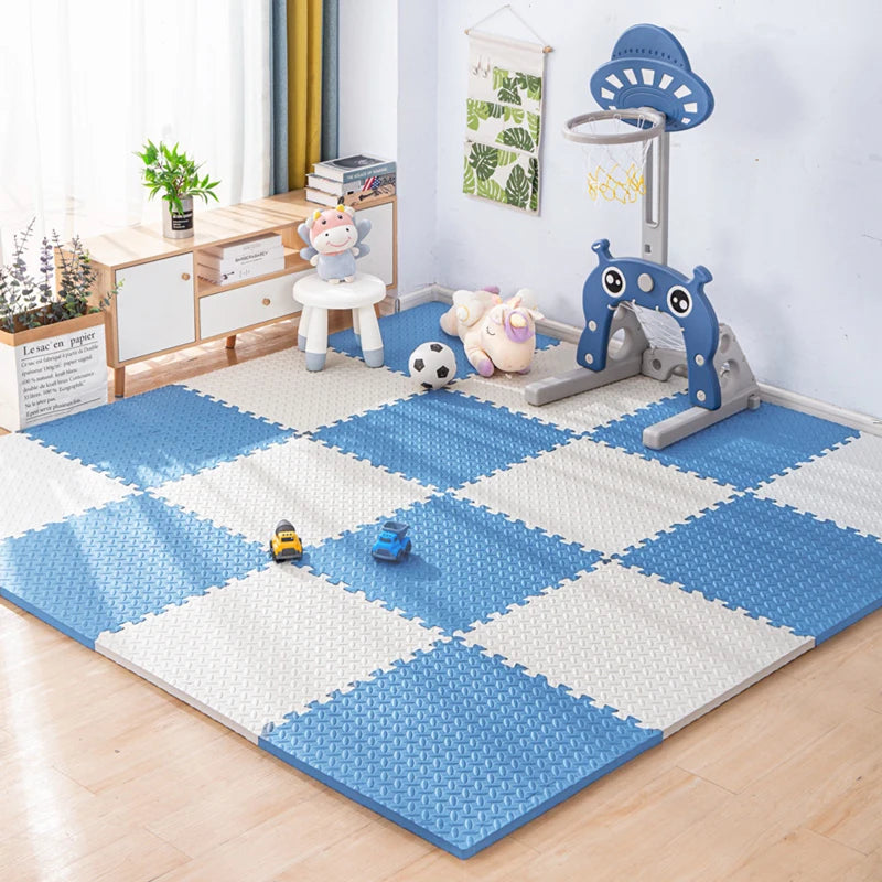 Tapis de jeu puzzle en 16 pièces pour bébé