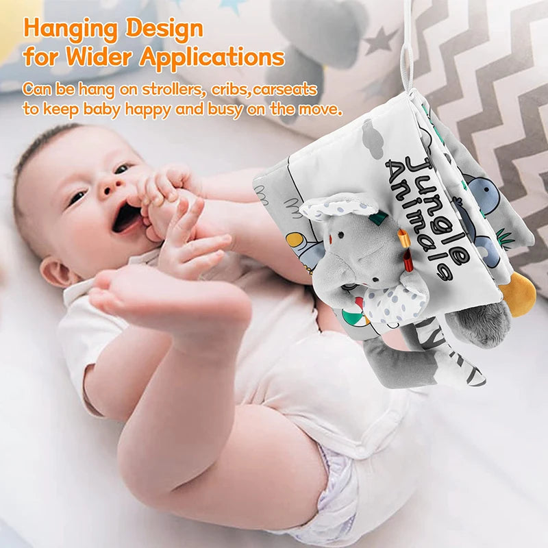 Livre en tissu doux et lavable pour bébé