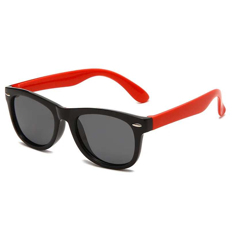 Lunettes de soleil classiques en Silicone pour enfants,