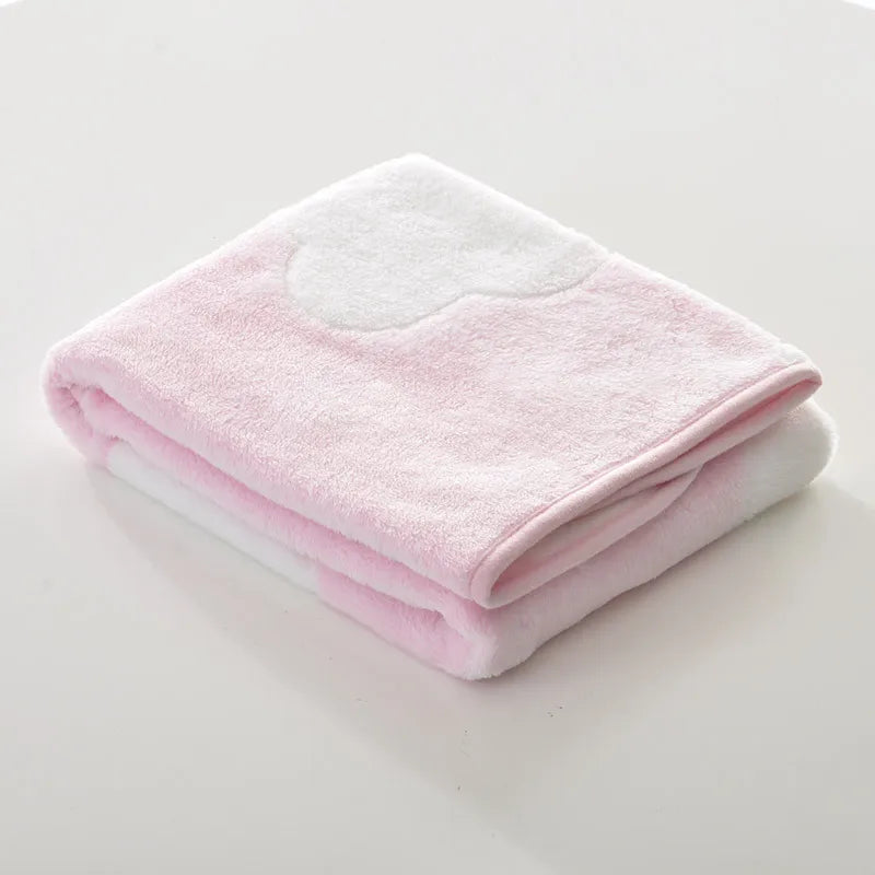 Couverture en flanelle pour bébé