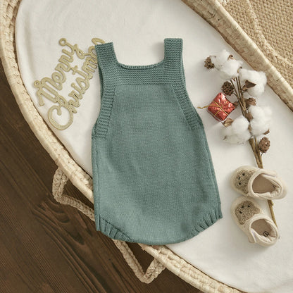 Barboteuse en tricot pour bébé garçon et fille