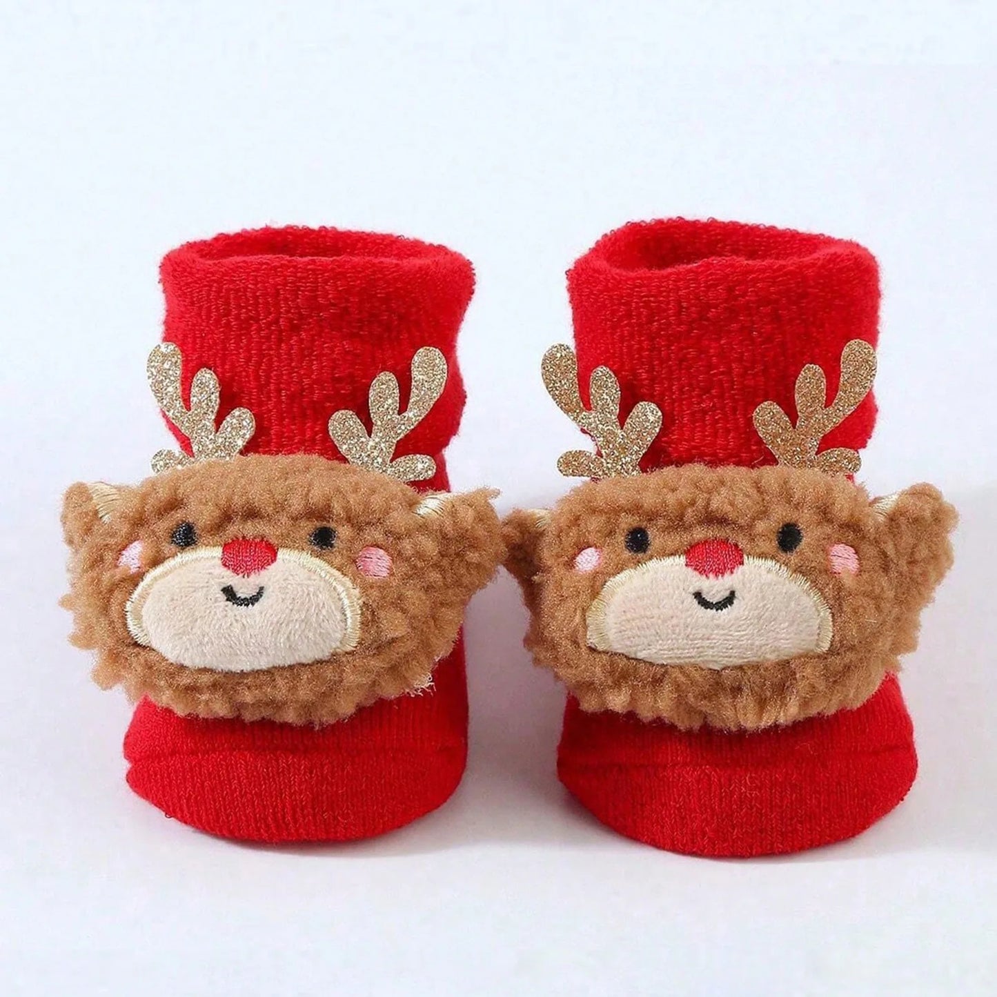 Chaussettes Père Noël en coton pour enfants