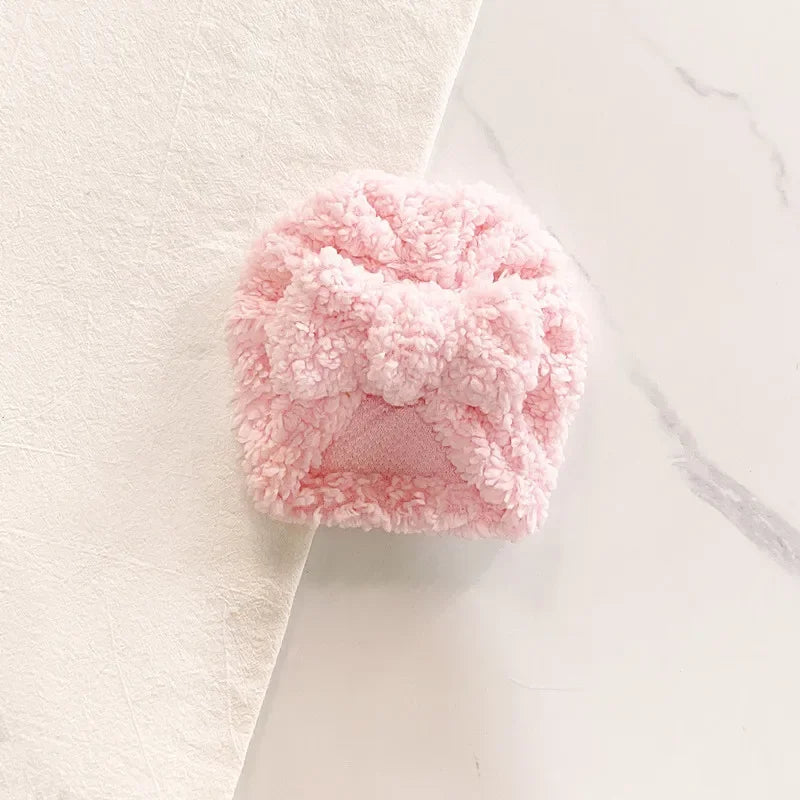 Turban pour bébé d’hiver en tissu épais