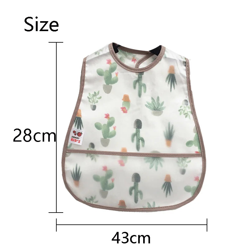 Bavoir en polyester à motif dessin animé