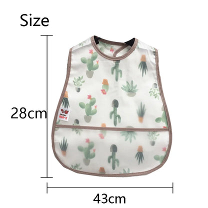 Bavoir en polyester à motif dessin animé