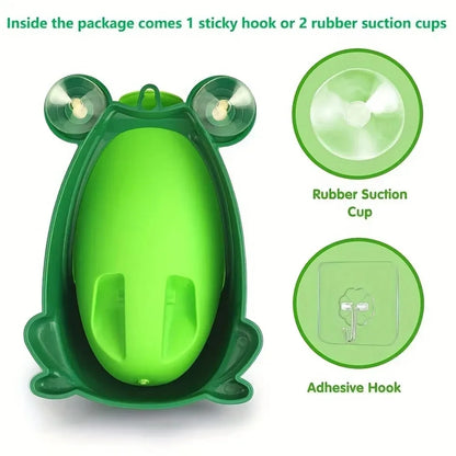 Urinoir vertical forme grenouille pour petit garçon