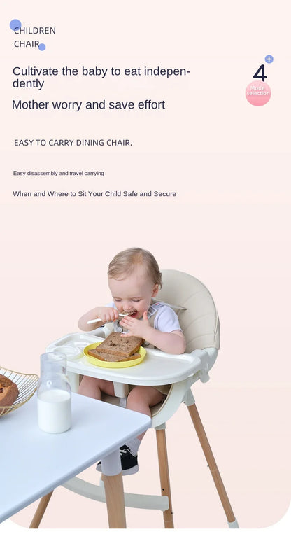 Chaise haute multifonctionnelle pour bébé