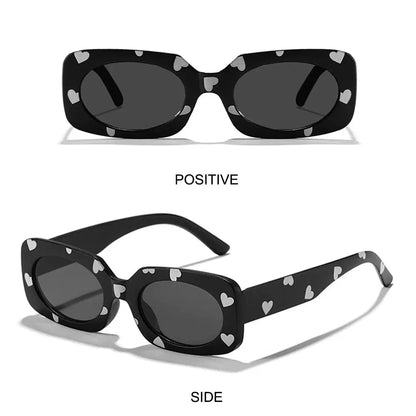 Lunettes de soleil à imprimé cœur pour enfants