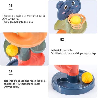 Jouet Montessori interactif pour bébé Roll Ball