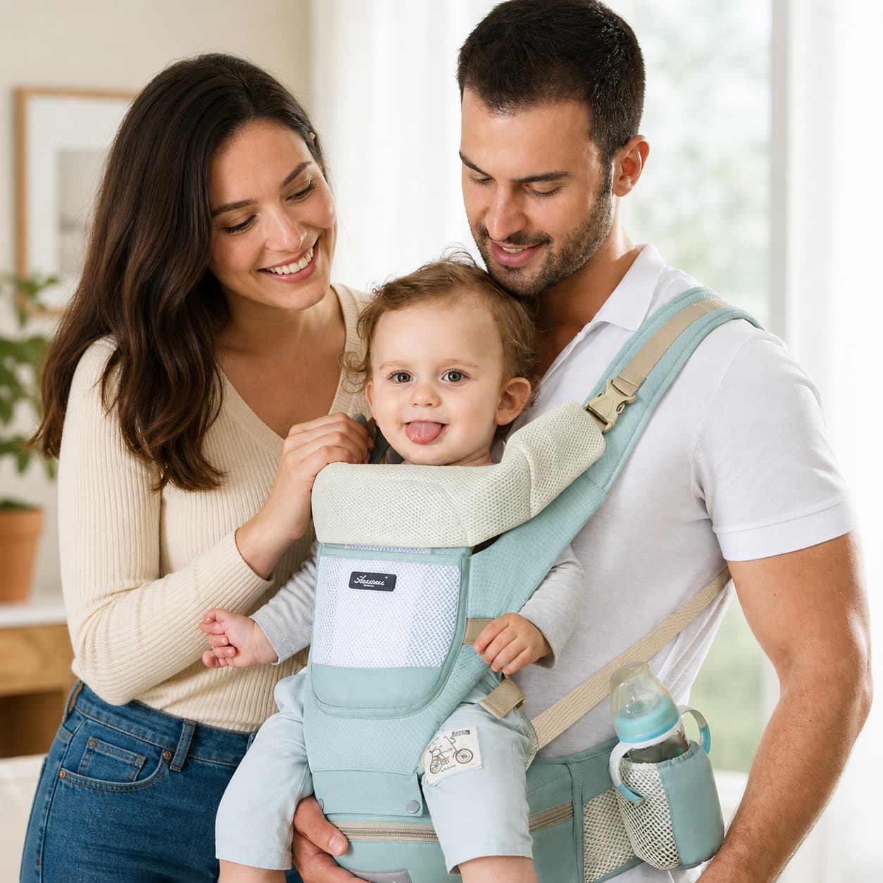 Sacoche à dos pour bébé de 0-36 mois