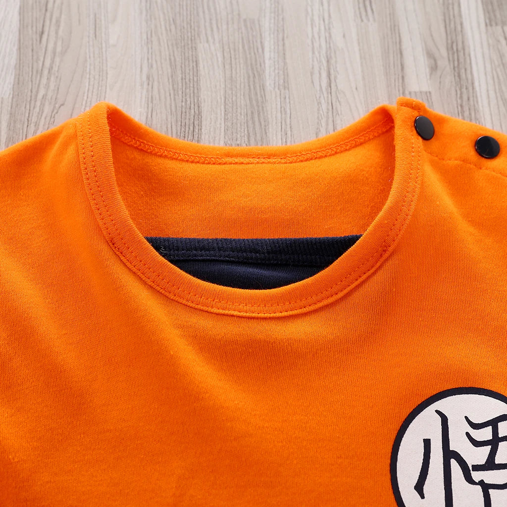 Grenouillère de style DBZ pour bébé