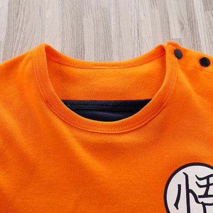 Grenouillère de style DBZ pour bébé